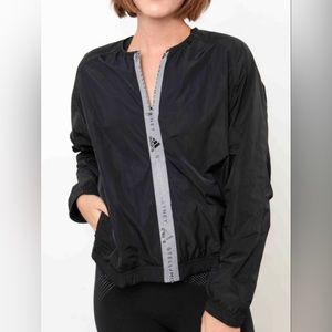 Adidas by Stella McCartney Bomber Running Athletic Jacket Black